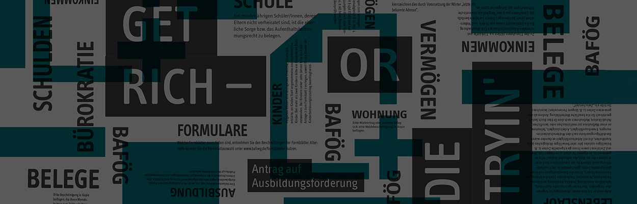 Keyvisual zum Onlineportal des Designs