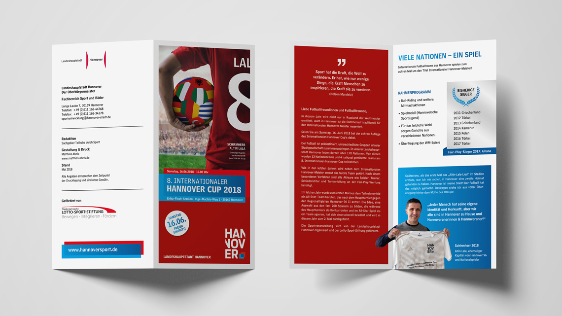Prospekt Gestaltung Design Broschüre Cover