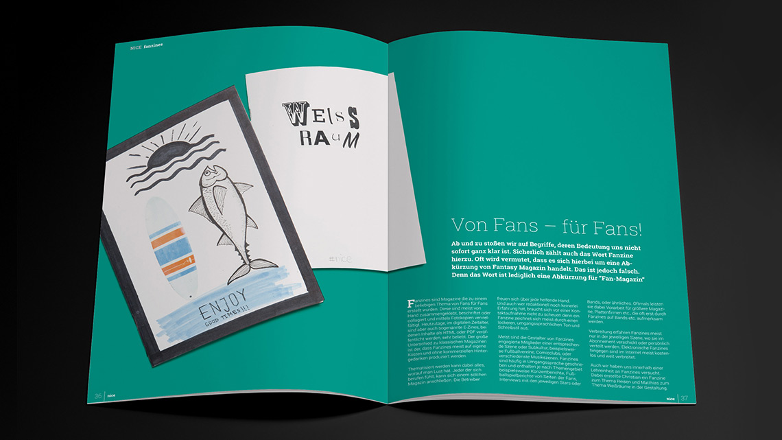 magazindesign editorial gestaltung design fotografie innenseite