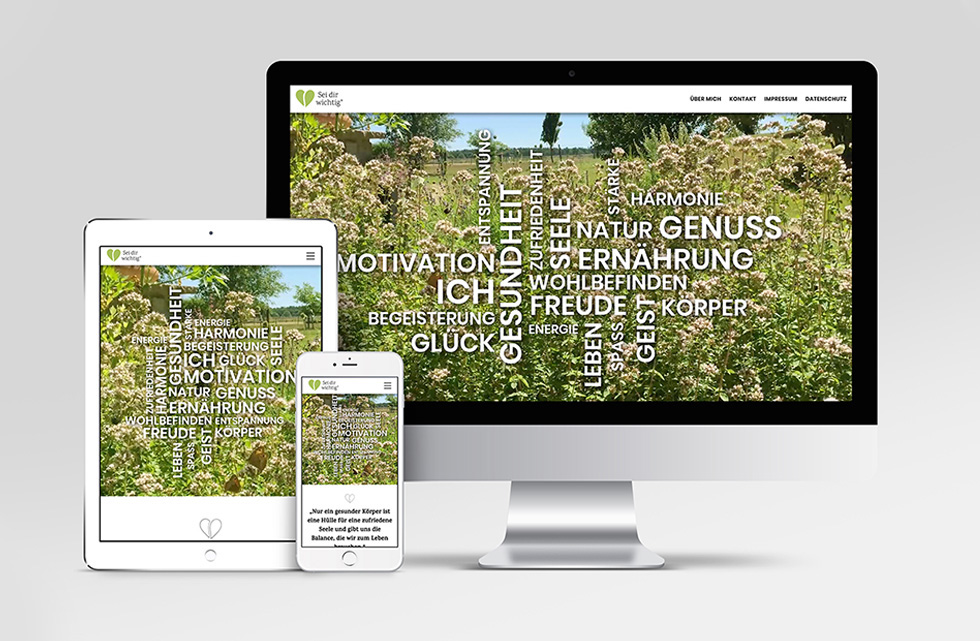 sei dir wichtig webseite